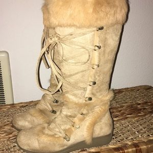 Lace up boots